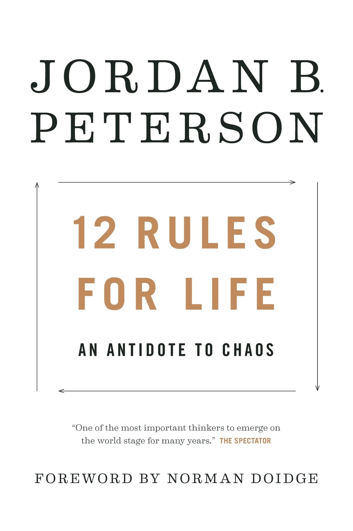 12 Rules for Life: An Antidote to Chaos By Jordan B. Peterson
