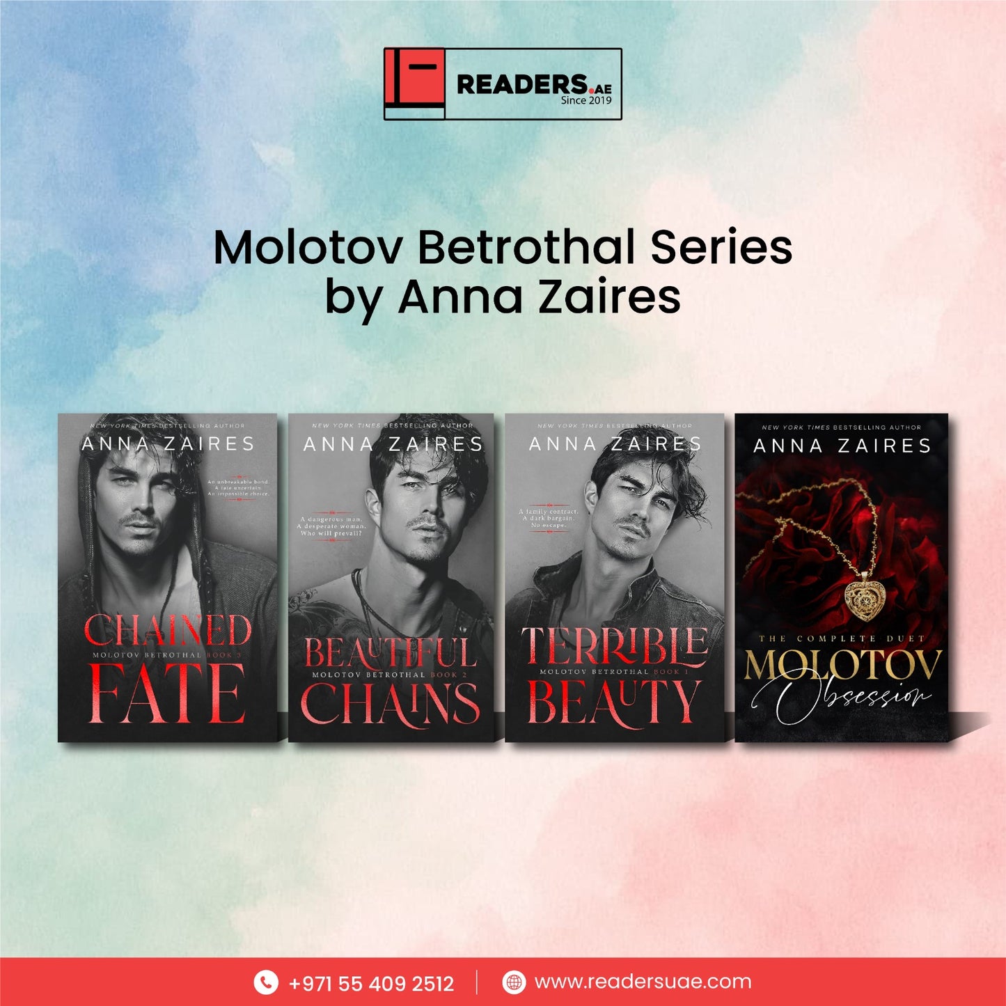 Molotov Betrothal Series by Anna Zaires # 4 Books
