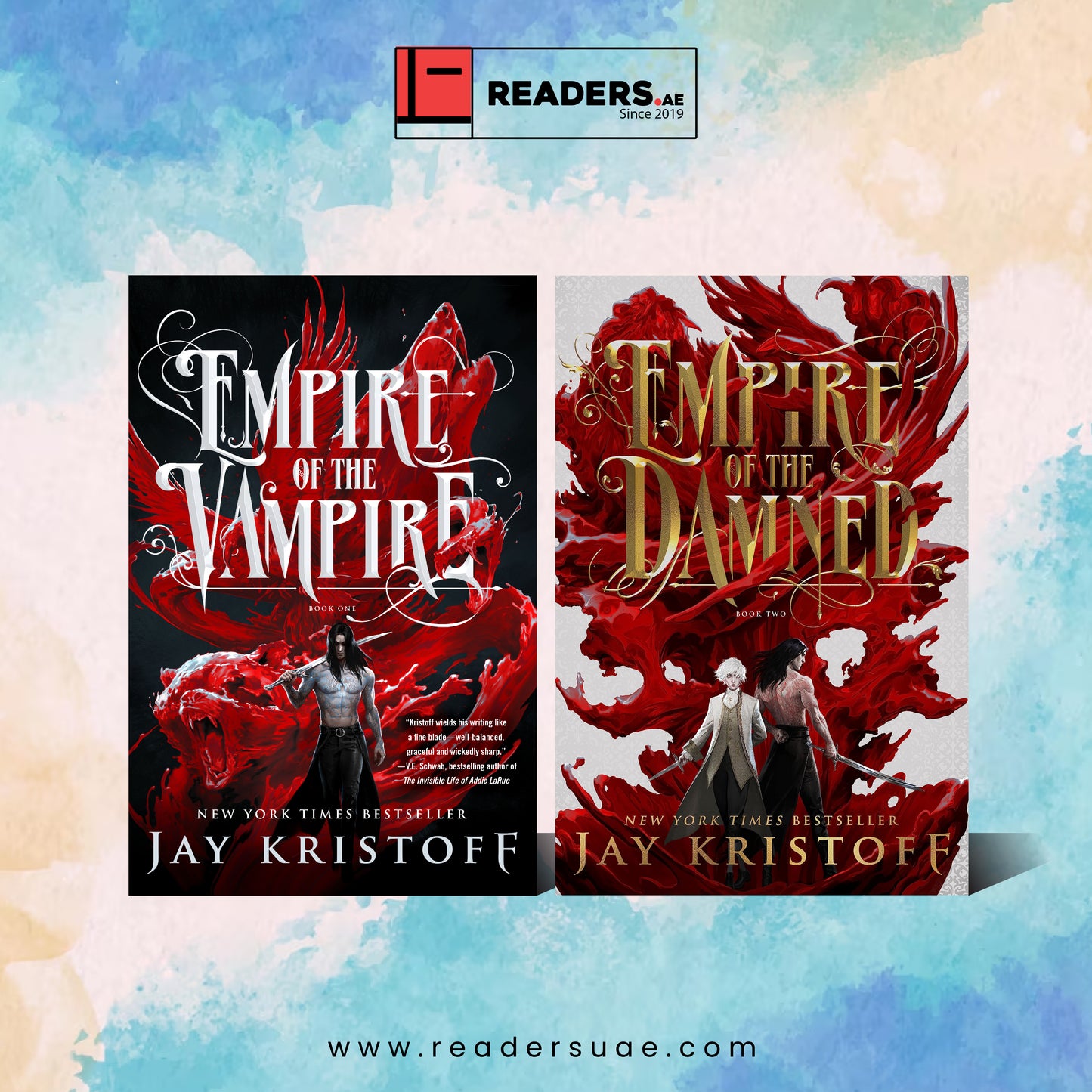 Empire of the Vampire (2 book series) By Jay Kristoff