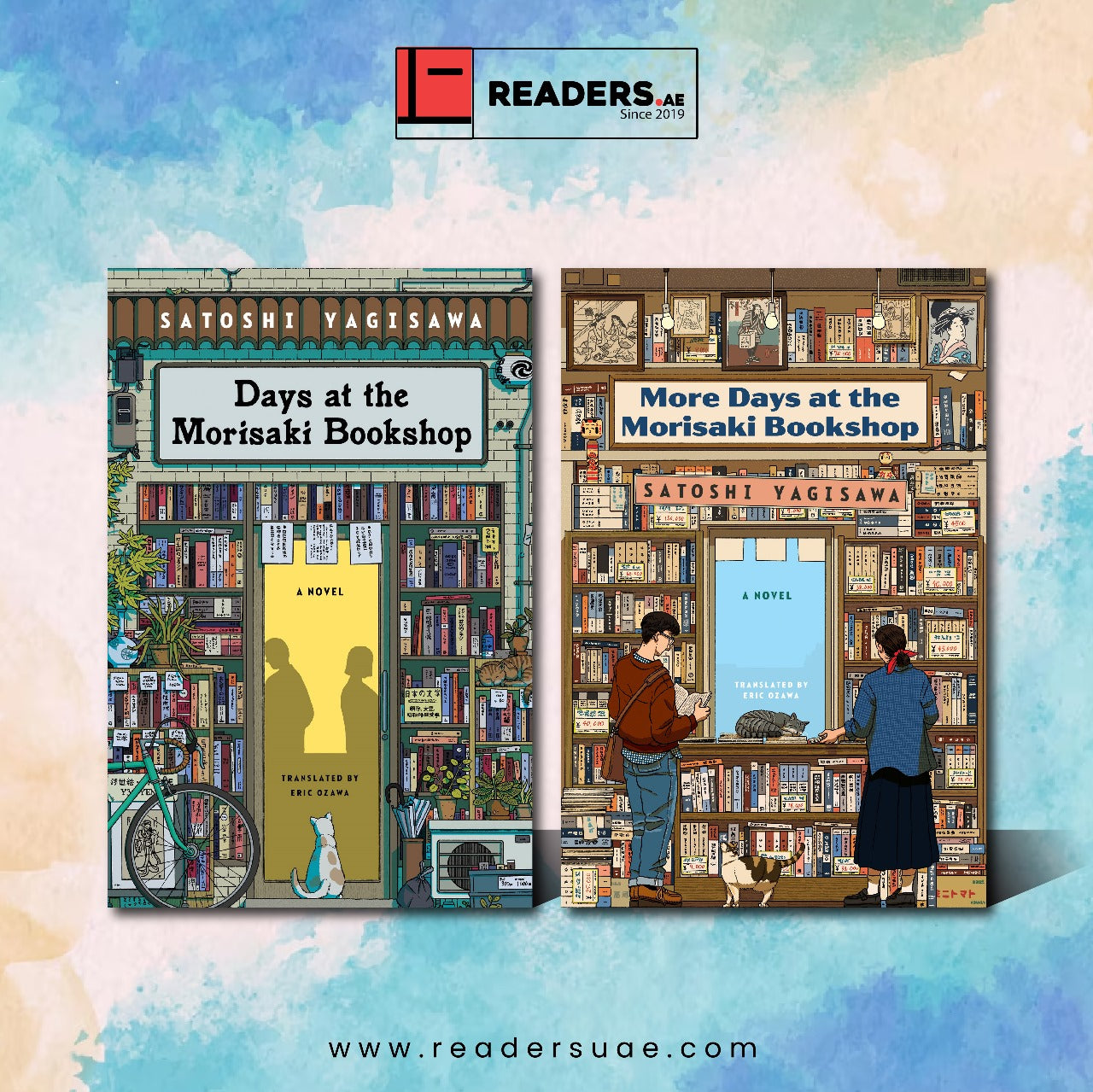Days at the Morisaki Bookshop: A Novel + More Days at the Morisaki Bookshop: A Novel by Satoshi Yagisawa