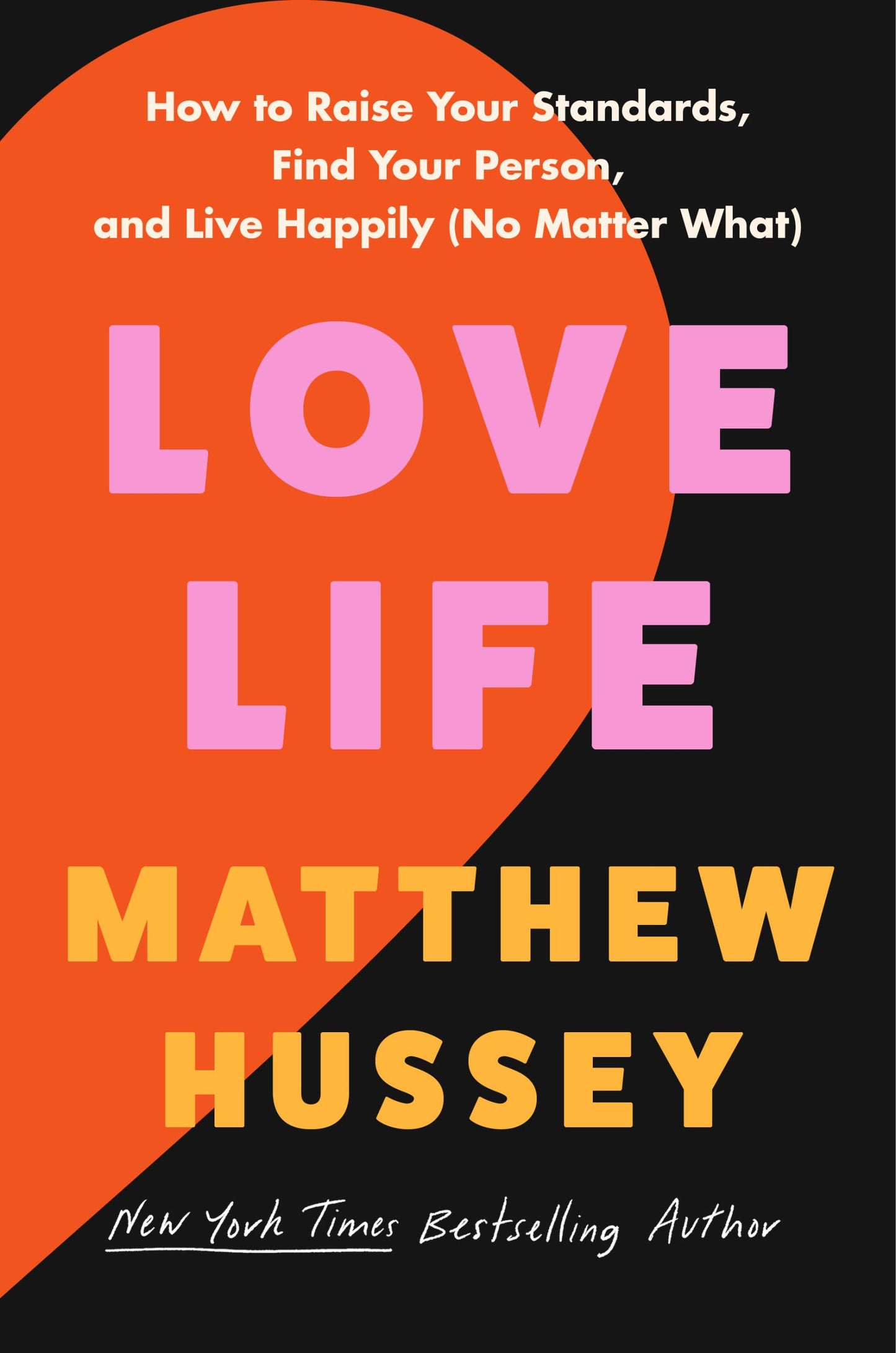 Love Life: How to Raise Your Standards, Find Your Person, and Live Happily (No Matter What) by Matthew Hussey