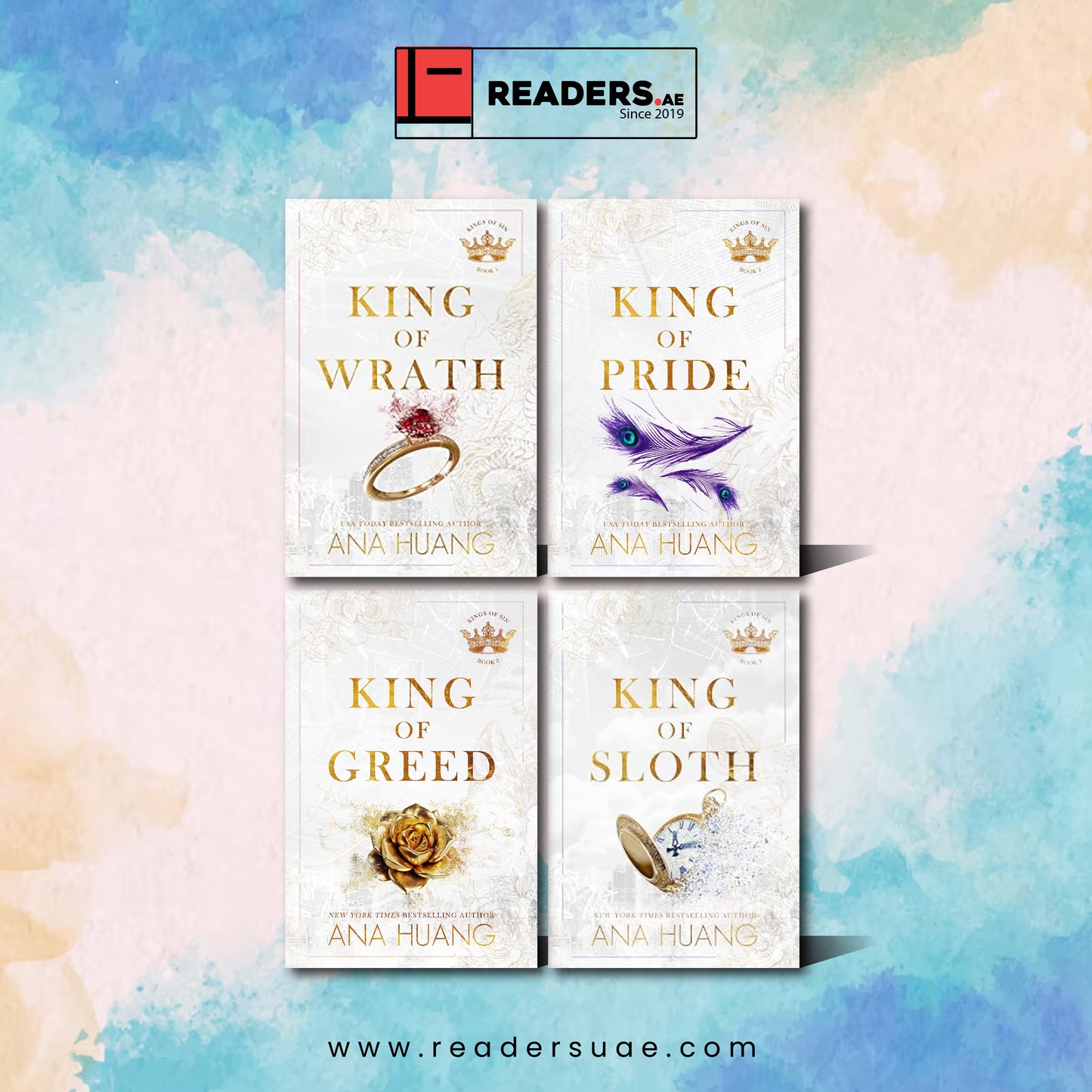 Piatkus Ana Huang's King Of Series: 4-Book Boxset