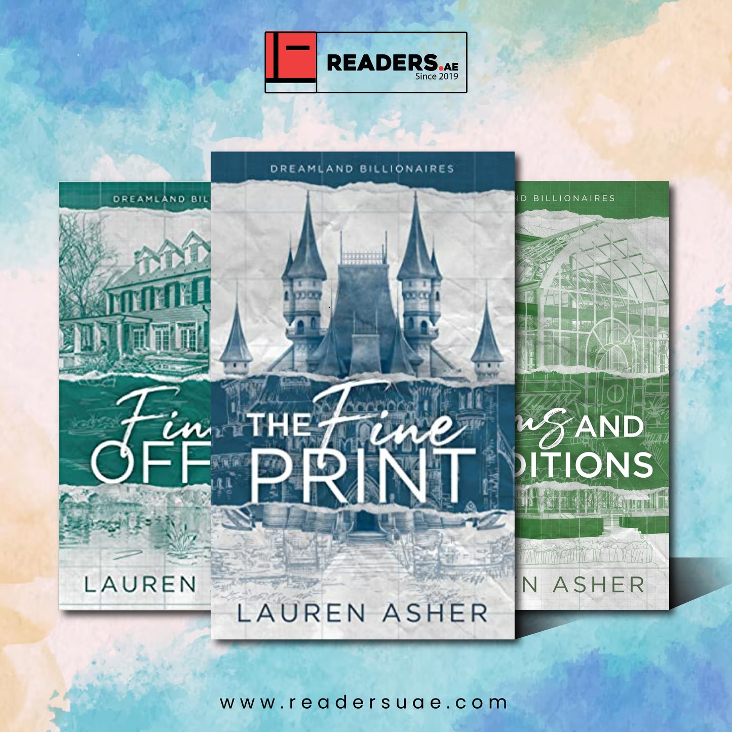Dreamland Billionaires Series 3 Books Collection Set By Lauren Asher