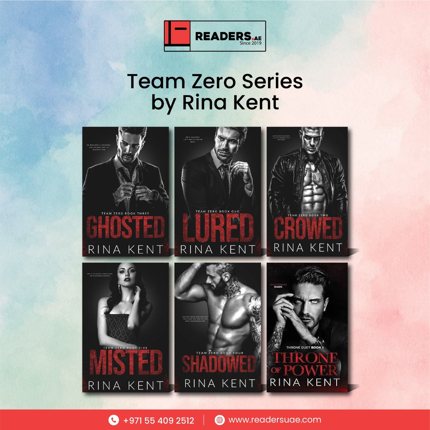 Team Zero Series by Rina Kent # 6 Books