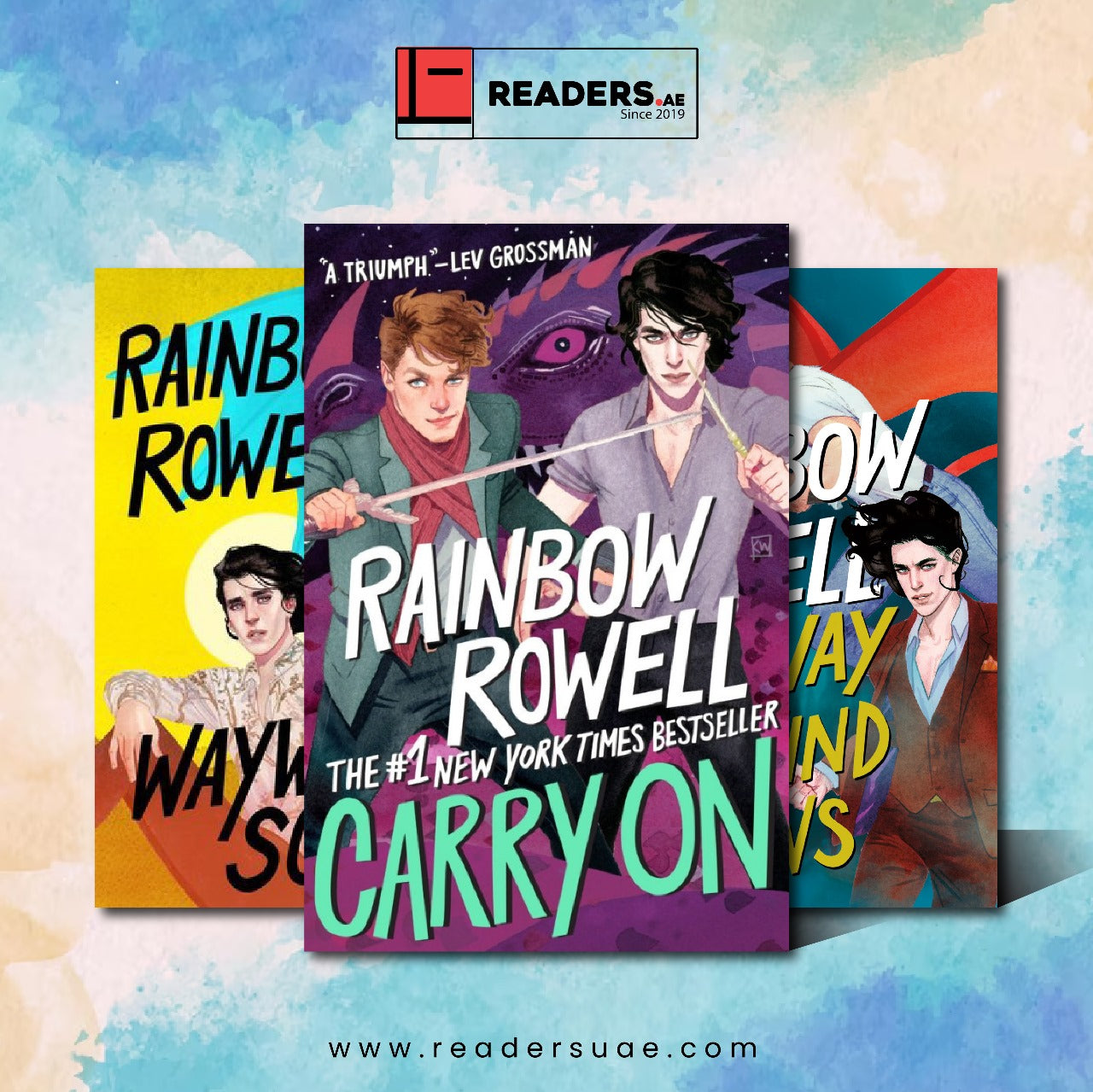Simon Snow series by Rainbow Rowell - 3 Books