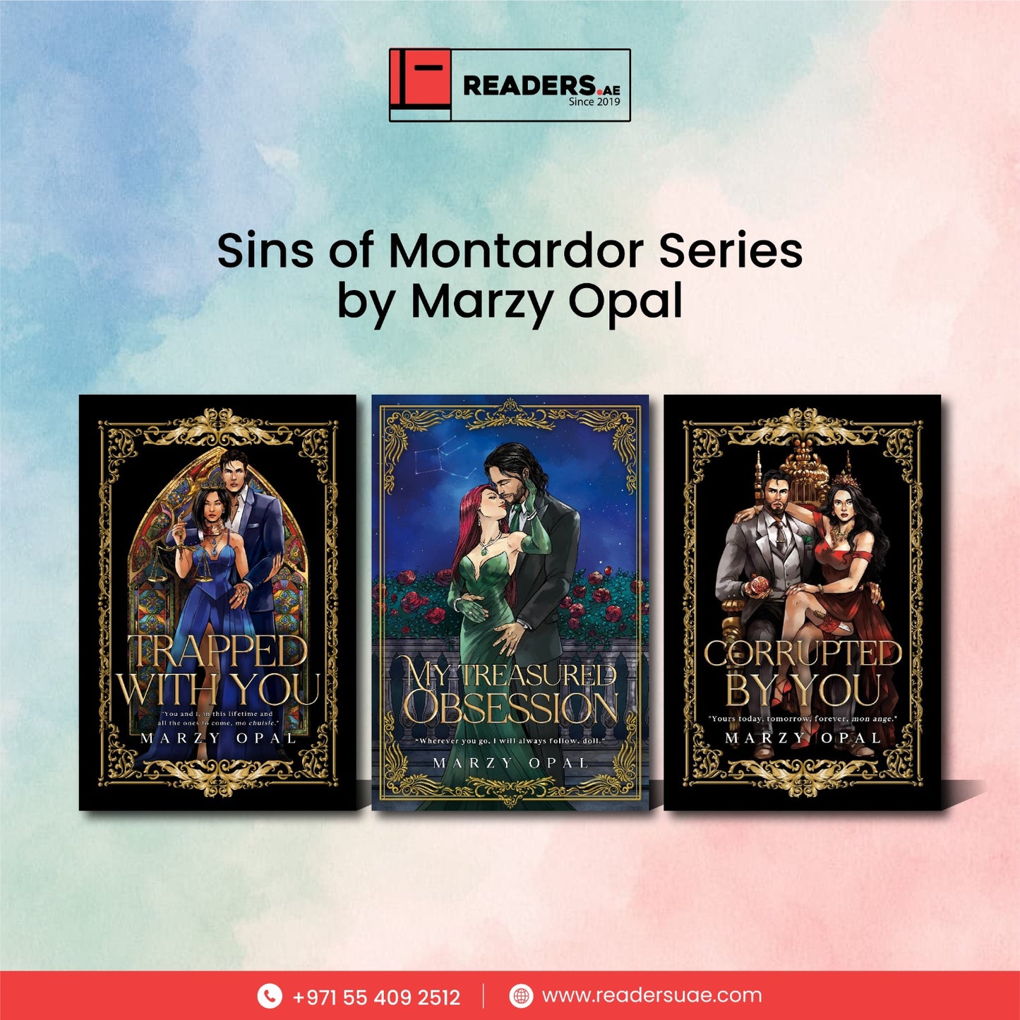 Sins of Montardor Series by Marzy Opal # 3 Books