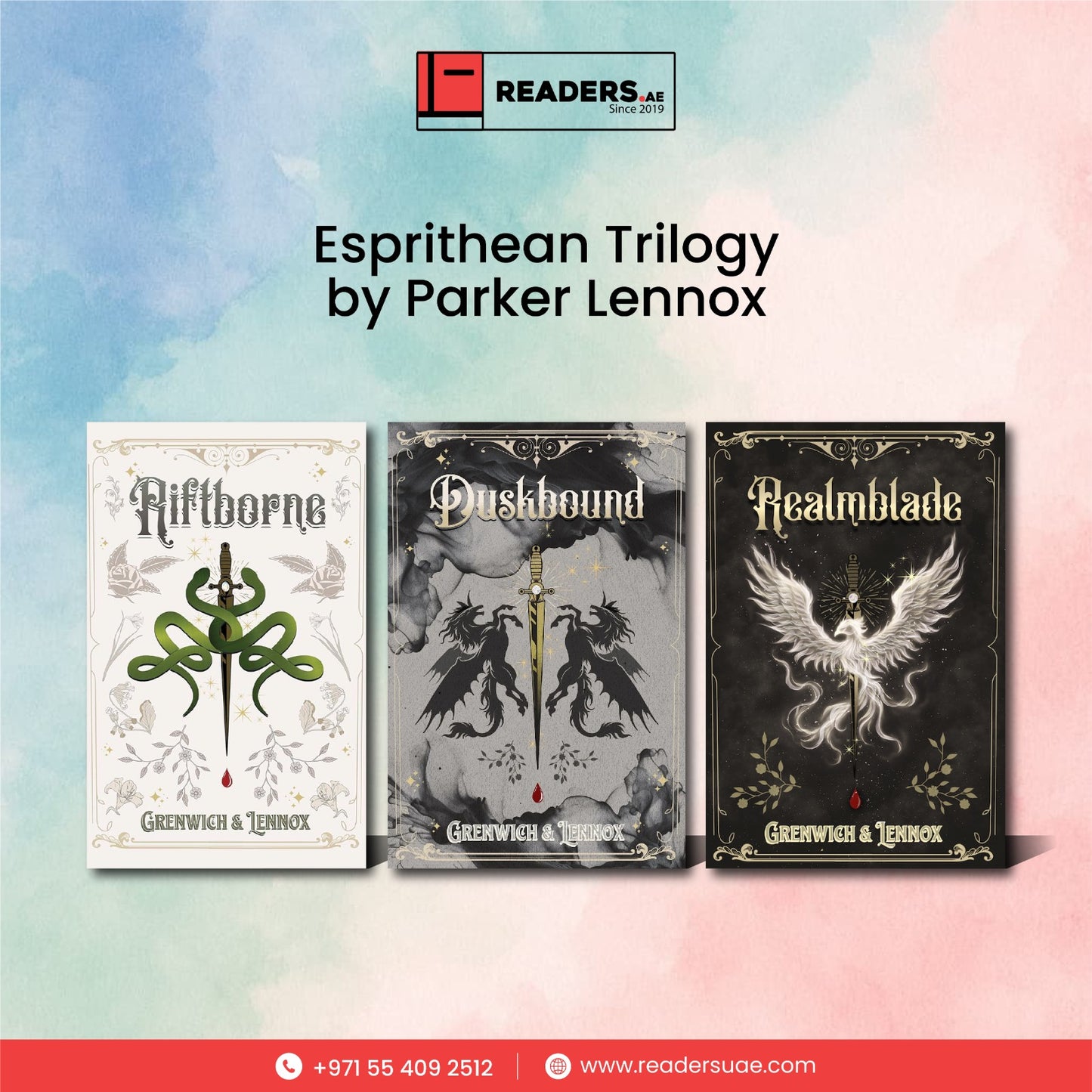 Esprithean Trilogy by Parker Lennox # 3 Books