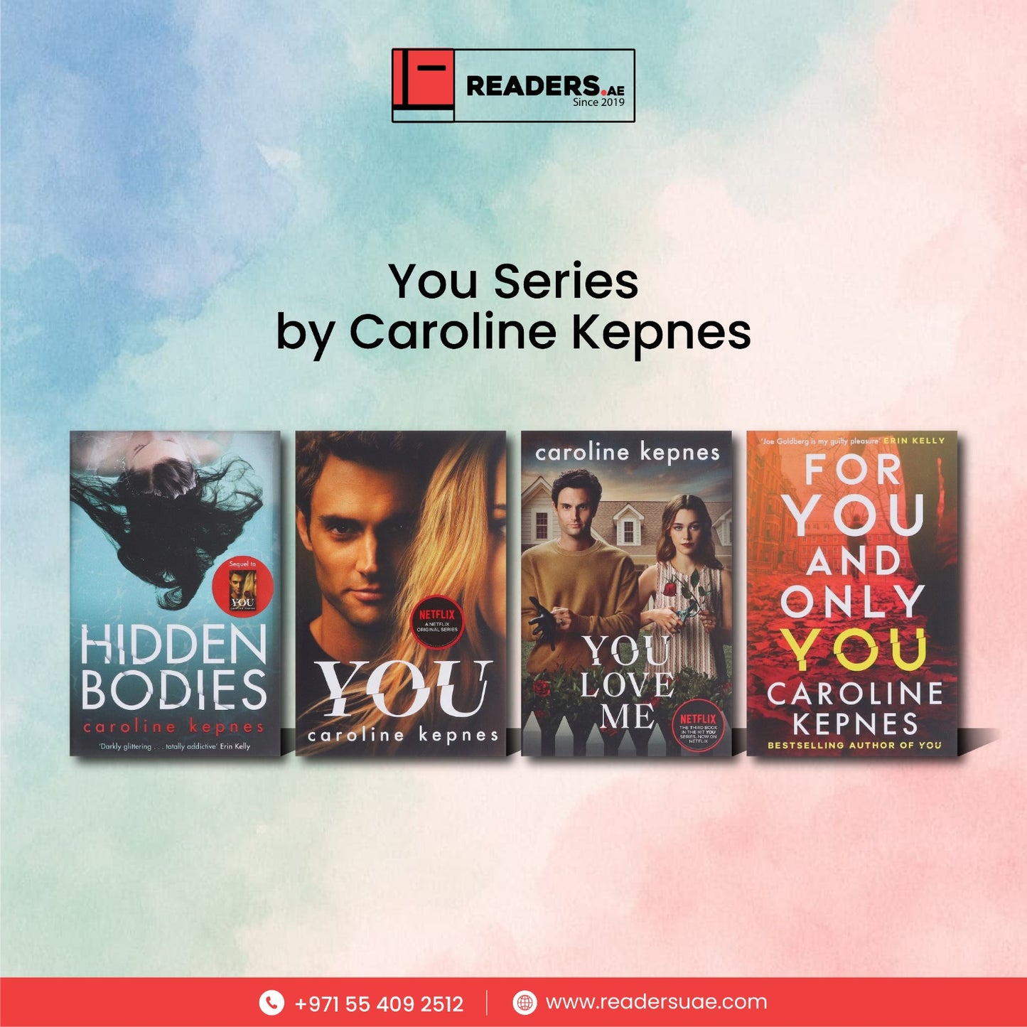You Series by Caroline Kepnes # 4 Books