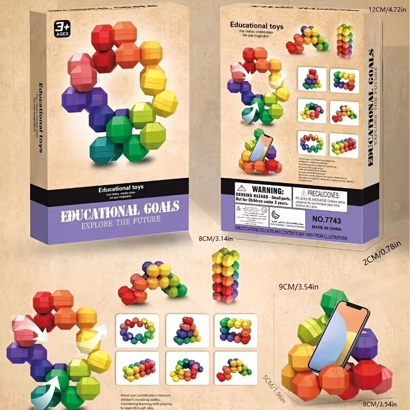 Brain Twist 3D Magic Cube Puzzle