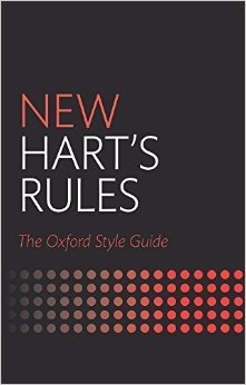 New Hart’s Rules: The Oxford Style Guide by Anne Waddingham
