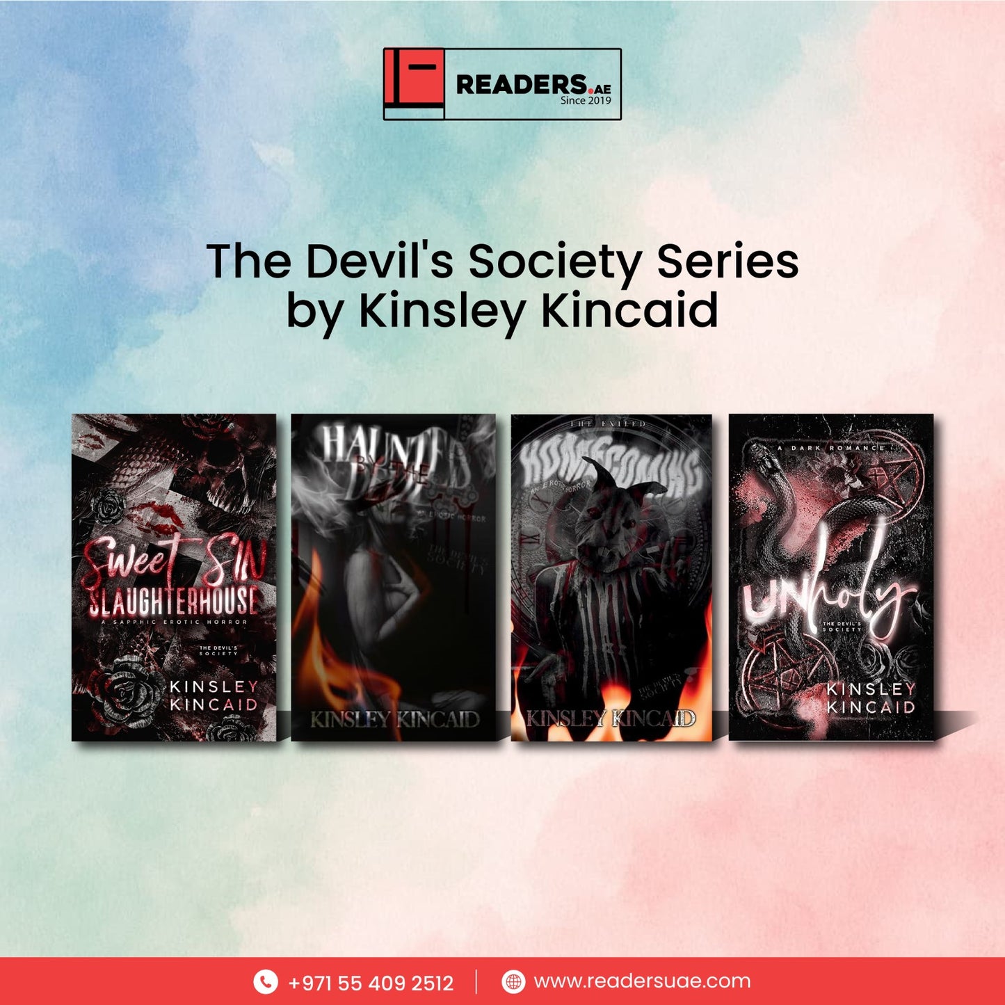 The Devil's Society Series by Kinsley Kincaid # 4 Books