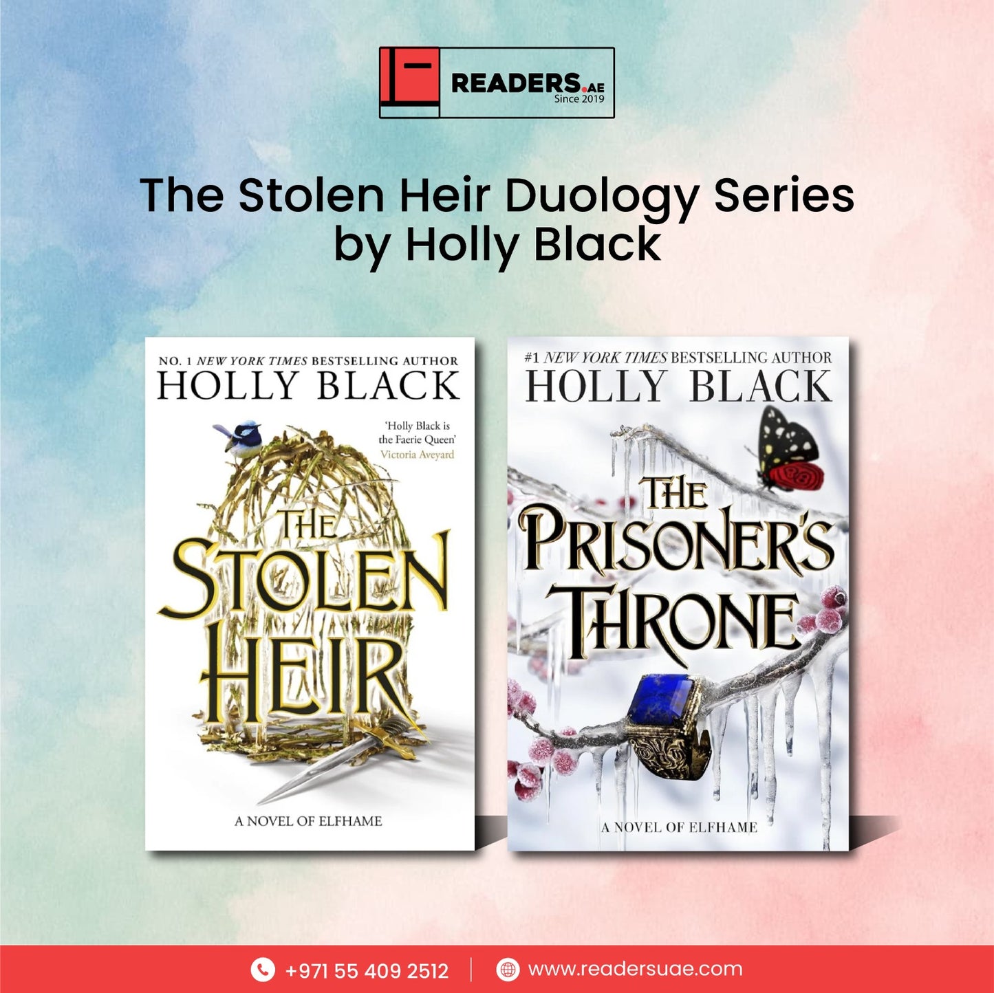 The Stolen Heir Duology Series by Holly Black # 2 books