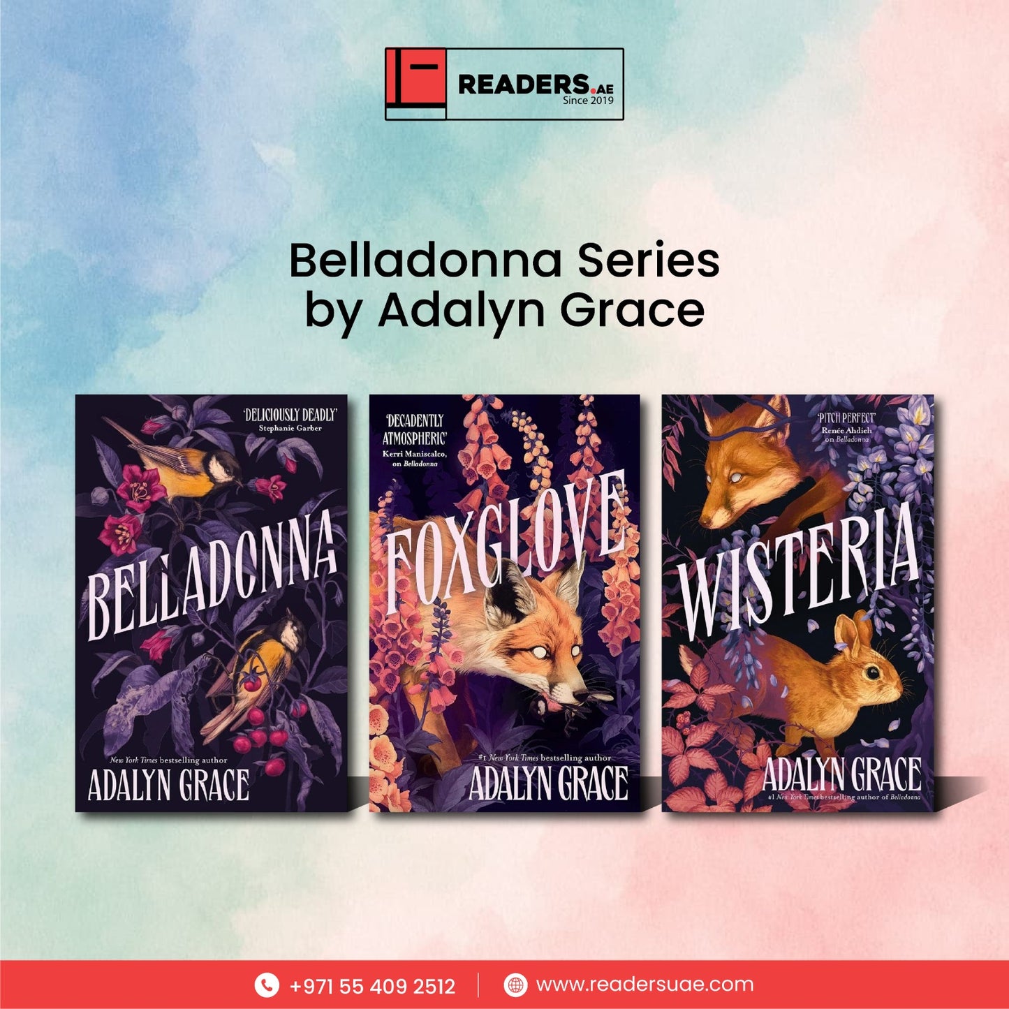 Belladonna Series by Adalyn Grace # 3 Books
