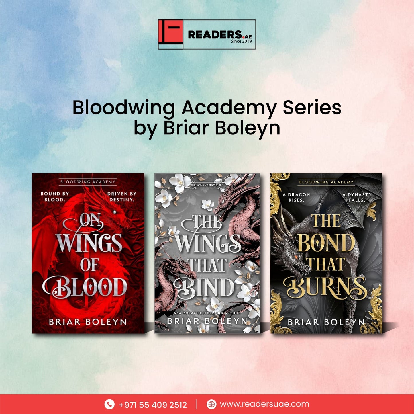 Bloodwing Academy Series by Briar Boleyn # 3 books